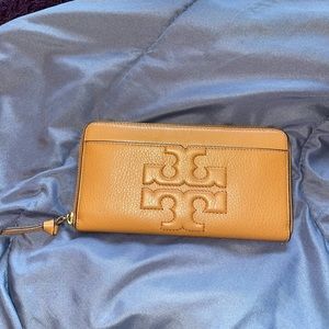 Tory Burch Tan Leather Wallet